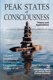 Cover of: Peak States Of Consciousness Theory And Applications by 