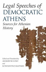 Cover of: Legal Speeches of Democratic Athens by 