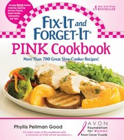 Cover of: Fixit And Forgetit Pink Cookbook More Than 700 Great Slowcooker Recipes