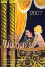 Cover of: The Best Womens Stage Monologues Of 2007