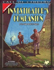 Cover of: The 1920s Investigators Companion
            
                Call of Cthulhu Roleplaying