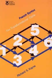 Cover of: French Syntax
            
                Current Studies in Linguistics Paperback by 