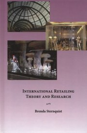 Cover of: International Retailing Theory And Research