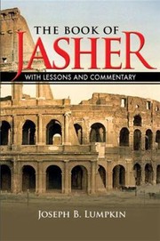 Cover of: The Book Of Jasher With Lessons And Commentary