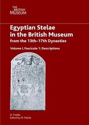 Cover of: Egyptian Stelae In The British Museum From The 13th17th Centuries