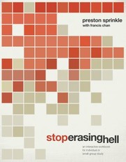 Cover of: Stop Erasing Hell An Interactive Workbook For Individual Or Smallgroup Study