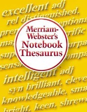 Cover of: Merriamwebsters Notebook Thesaurus