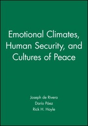 Cover of: Emotional Climates Human Security And Cultures Of Peace