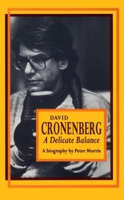 Cover of: David Cronenberg: a delicate balance