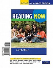 Cover of: Reading Now
            
                Books a la Carte