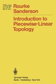 Cover of: Introduction To Piecewiselinear Topology by 