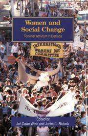 Cover of: Women and social change by edited by Jeri Dawn Wine and Janice L. Ristock.
