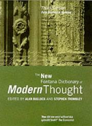 Cover of: The New Fontana Dictionary of Modern Thought