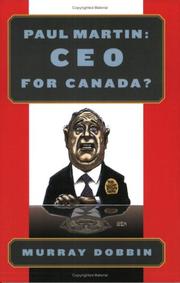 Cover of: Paul Martin: CEO for Canada?