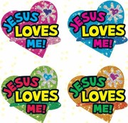 Cover of: Jesus Loves Me Dazzle Stickers
            
                Dazzle Stickers