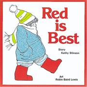 Cover of: Red is Best (Annikins)