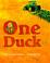 Cover of: One Duck