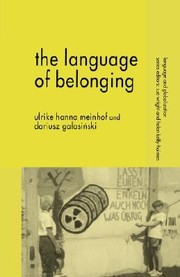 Cover of: The Language Of Belonging
