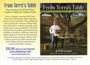 From Terras Table New American Food Fresh From Southern Californias Organic Farms by Jeff Rossman