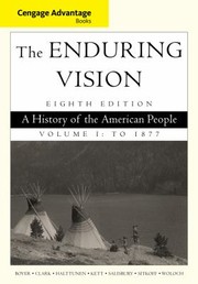 Cover of: The Enduring Vision A History Of The American People