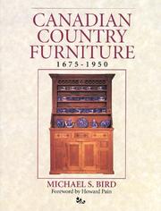 Cover of: Canadian country furniture: 1675-1950