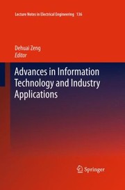 Cover of: Advances In Information Technology And Industry Applications
