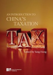 Cover of: An Introduction To Chinas Taxation