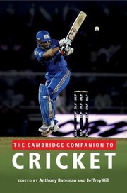 Cover of: The Cambridge Companion To Cricket by 