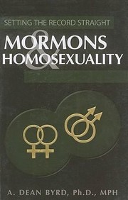 Cover of: Mormons Homosexuality