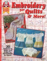 Cover of: Embroidery For Quilts More