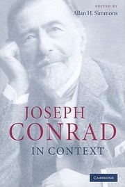 Joseph Conrad In Context by Allan H. Simmons