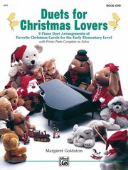 Duets for Christmas Lovers Bk 1 by Margaret Goldston