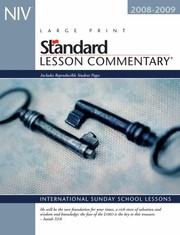 Cover of: Niv Standard Lesson Commentary 20082009 International Sunday School Lessons