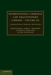 Cover of: International Criminal Procedure