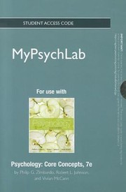 Cover of: Psychology New Mypsychlab Standalone Access Card Core Concepts