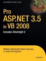 Cover of: Pro Aspnet 35 In Vb 2008 Includes Silverlight 2