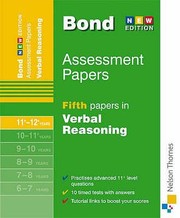 Cover of: Fifth Papers In Verbal Reasoning