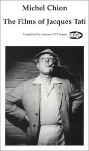 Cover of: The films of Jacques Tati by Michel Chion