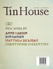 Tin House Magazine by Rob Spillman