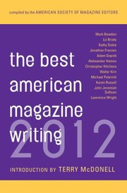 Cover of: The Best American Magazine Writing 2012
