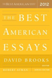 The Best American Essays 2012 by David Brooks - undifferentiated