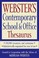 Cover of: Websters Contemporary School Office Thesaurus