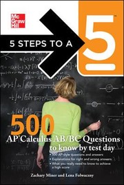 Cover of: 500 Ap Calculus Abbc Questions To Know By Test Day by 