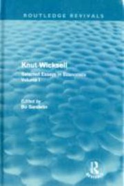 Cover of: Knut Wicksell
            
                Routledge Revivals by 