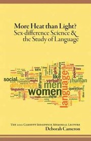 Cover of: More Heat Than Light Sexdifference Science The Study Of Language by 