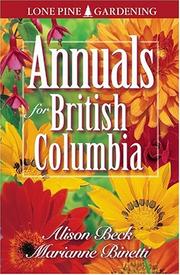 Cover of: Annuals for British Columbia