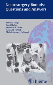 Cover of: Neurosurgery Rounds Questions And Answers