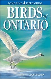 Cover of: Birds of Ontario by Andy Bezener, Gary Ross, Ted Nordhagen (illustrator)
