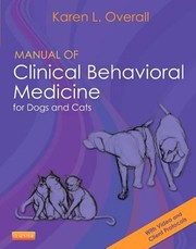 Cover of: Manual Of Clinical Behavioral Medicine For Dogs And Cats by 