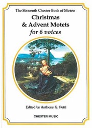 Cover of: Christmas Advent Motets For 6 Voices